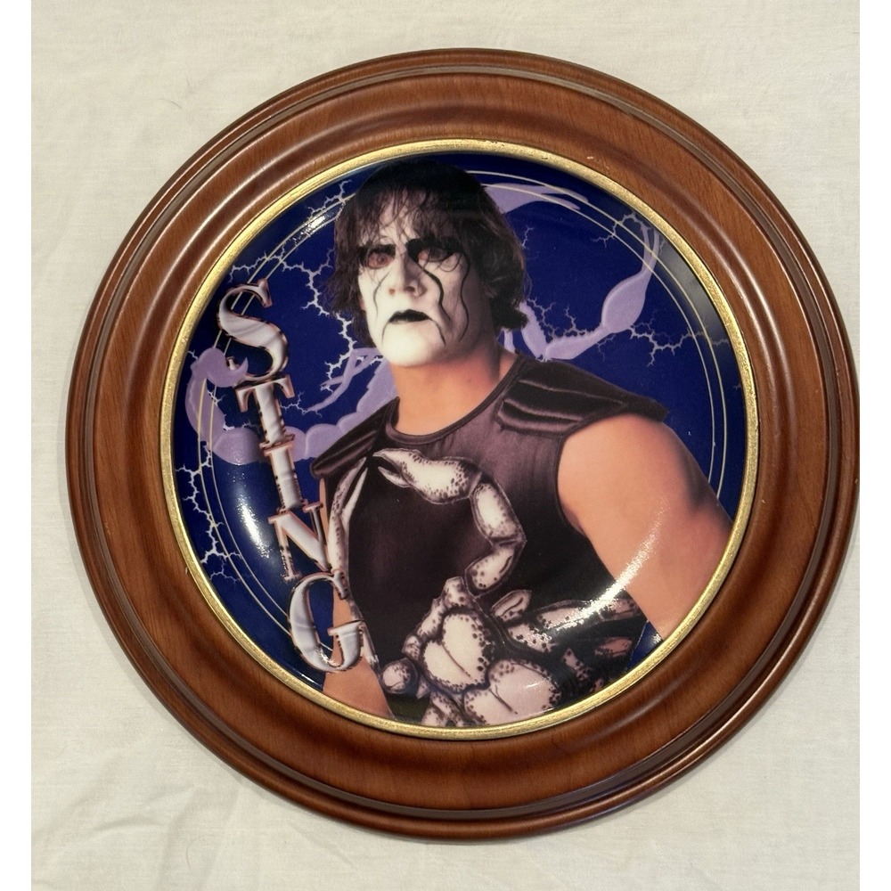 Sting - WCW Limited Edition Collectors Plate  1999 With COA